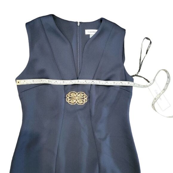 New Calvin Klein Women's Embellished Sheath Dress SZ 8 - Picture 7 of 7